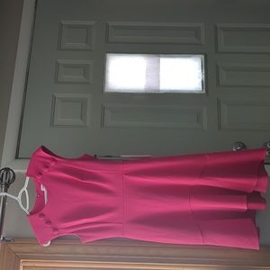 Pink Calvin Klein dress